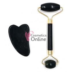 Piatra vulcanica din bazalt pentru masaj Cod BZ10BB Set 2 piese